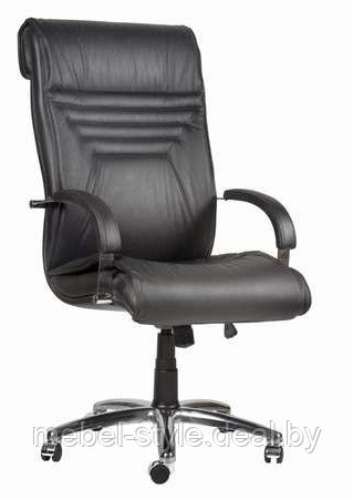 Кресло руководителя ВИП экстра для офиса и дома, VIP Extra ЭКО кожа черная - фото 9 - id-p1781917
