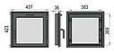 Дверца печная со стеклом ДП-02 "Енисей" (Мета-Бел) в Гомеле, фото 3