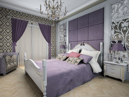 Дизайн проекты интерьера спальной комнаты - фото 3 - id-p51653353