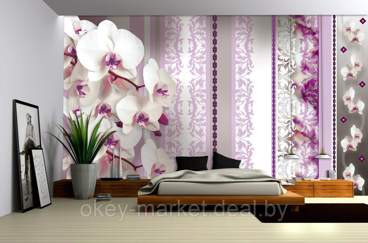 Интернет магазины обоев 3д. Обои с орхидеями для стен. Недорогие фотообои на стену. Фотообои 3-d. Фотообои 3д.