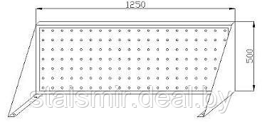 Экран перфарированный верстака слесарного
