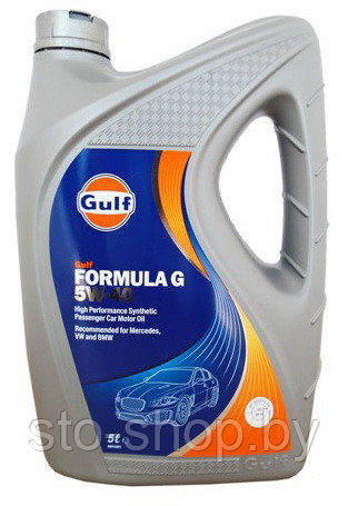 Gulf Formula G 5w40 Масло синтетическое 5л API SN, MB-Appr.229.3, Porsche A40, RN0700/RN0710, VW 502.00/505.00