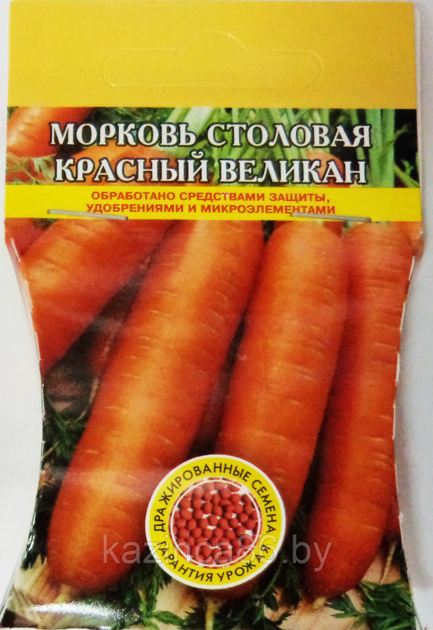 Морковь столовая Красный великан (дражированная)