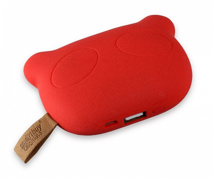 Внешний аккумулятор Smartbuy PANDA RULES, 5200mAh, 5V, 1A, Red - фото 1 - id-p51897488