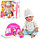 Кукла интерактивная Baby Doll (Бэби Дол) 9 функций, 9 аксессуаров, аналог Беби Борн (Baby Born) 8001, фото 8