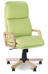 Кресло NADIR дерево для руководителя, дома и офиса, НАДИР Extra в коже ECO
