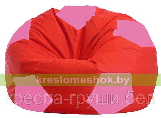 Кресло мешок Мяч красно - розовое 1.1-175, фото 2