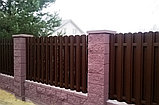 Забор металлопрофиля и металлоштакетника, фото 2