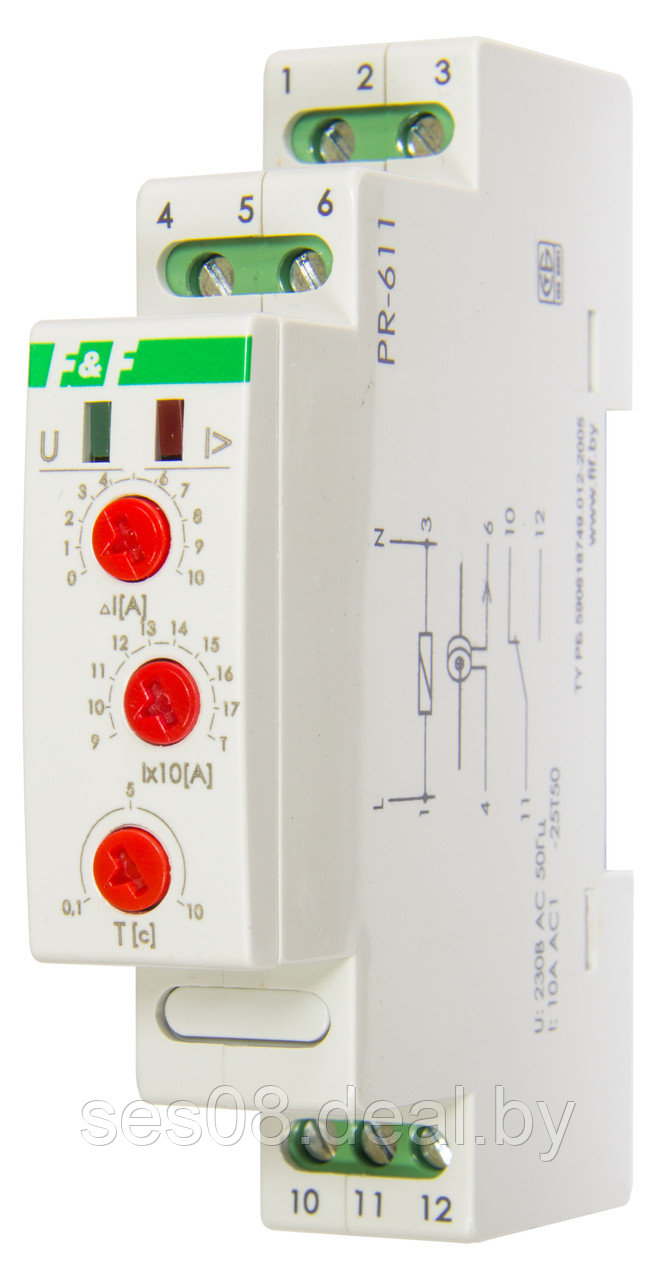 Реле тока PR-611-02 - фото 1 - id-p51978838