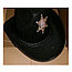 Карнавальная шляпа "Шериф" на резинке коричневая, фото 3
