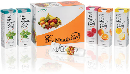 ДЖИ СИ Гель при сухости во рту (GC Dry Mouth Gel) (вкусы: мята, лимон, апельсин, малина) - фото 1 - id-p51998579