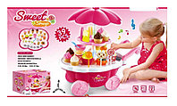Игровой набор "Магазин сладостей" на колесах, 39 предметов