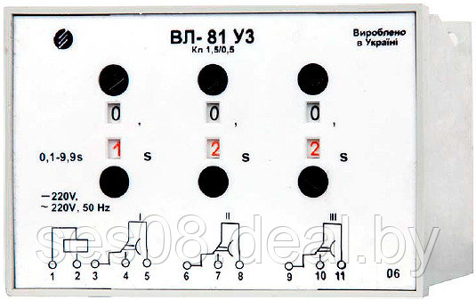 РЕЛЕ ВРЕМЕНИ ВЛ-81, ВЛ-82, ВЛ-83 - фото 1 - id-p52025820