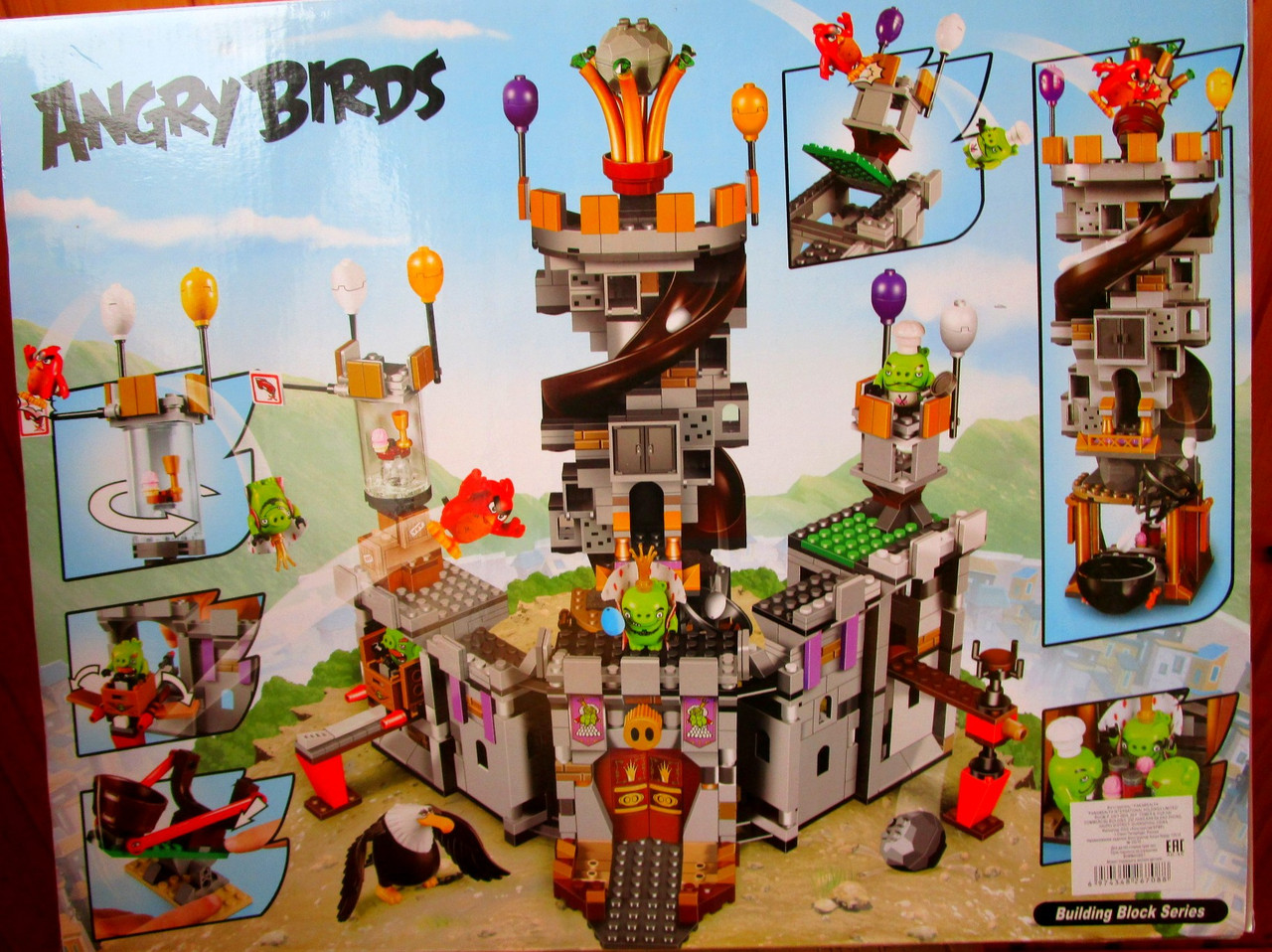 Конструктор Angry Birds Lepin 19006, bella 10510(аналог LEGO 75826) "Замок Короля свинок" - фото 2 - id-p49827235