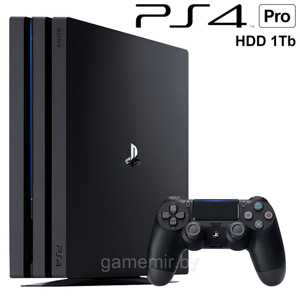 Игровая приставка Sony PlayStation 4 Pro 1Tb Не новая 72 ревизия Прошита Закачано 15 хитов Гарантия 6месяцев - фото 1 - id-p52026261