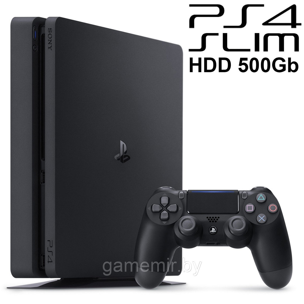 Игровая приставка Sony PlayStation 4 Slim 1000GB( не новая). Прошита. Закачано 10игр