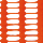 Сетка пластиковая аварийная для ограждений DРАГОН оранжевая в рулонах 1,8х50мп, фото 3
