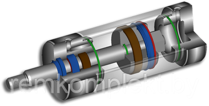 Ремкомплект рулевого гидроцилиндра Ц40x160.010 МТЗ-320 - фото 3 - id-p74344096