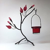 Подсвечник металлический Ветка
