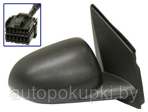 БОКОВОЕ ЗЕРКАЛО (ПРАВОЕ) Dodge Caliber / Додж Калибр, 2007-2012,  электрическое, 3 контакта