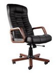 Директорское кресло АТЛАНТ экстра для дома и офиса, стул ATLANT Extra в ECO коже