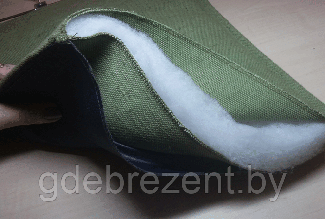Утепленная штора, тепляк (Брезент + синтепон + брезент + оксфорд)