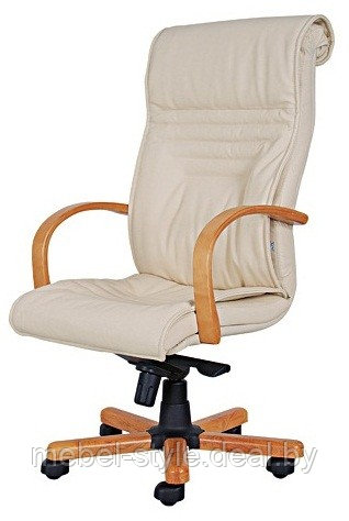 Кресло ВИП хром для руководителя, офиса и дома, VIP Steel Chrome в ЭКО коже - фото 10 - id-p51641996