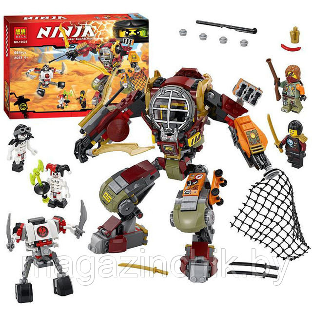 Конструктор Ниндзяго NINJAGO Робот спасатель Ронина 10525, 454 дет, аналог Лего Ниндзя го (LEGO) 70592