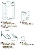 Спальный гарнитур Эдем 5 модульный фабрика SV-мебель, фото 3
