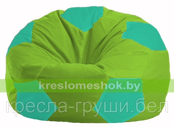 Кресло мешок Мяч салатовый - бирюзовый  М 1.1-182