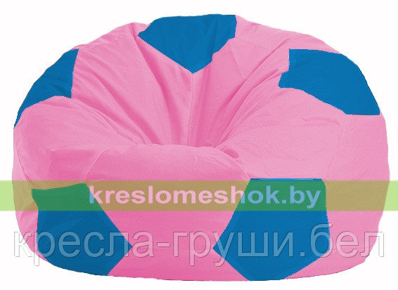 Кресло мешок Мяч розовый - голубой М 1.1-202, фото 2
