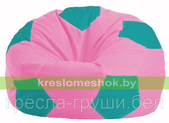 Кресло мешок Мяч розовый - бирюзовый М 1.1-204