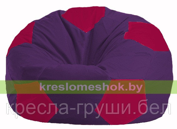 Кресло мешок Мяч фиолетовый - малиновый М 1.1-68, фото 2