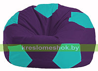 Кресло-мешок Мяч фиолетовый - бирюзовый М 1.1-75