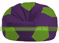 Кресло-мешок Мяч фиолетовый - салатовый М 1.1-31