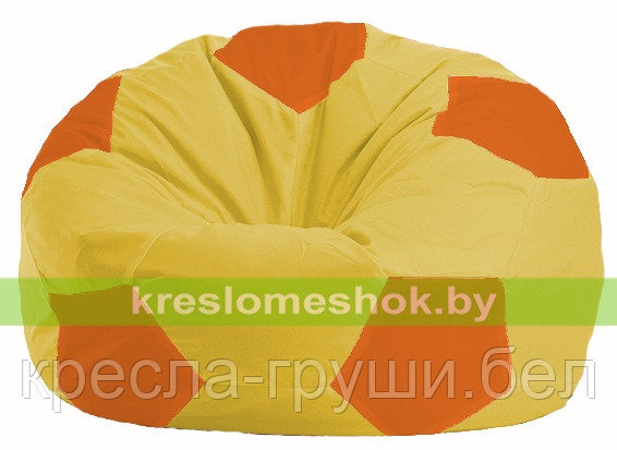 Кресло мешок Мяч жёлтый - оранжевый М 1.1-258, фото 2