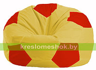 Кресло мешок Мяч жёлтый - красный М 1.1-260