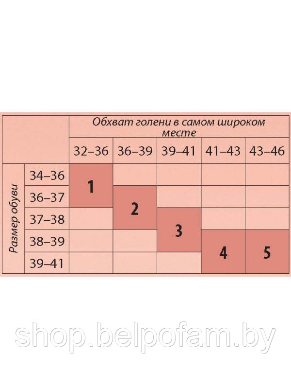 Гольфы компрессионные Эласма Женские 1-й класс компрессии 18-22 мм рт.ст.: р.5 беж. - фото 2 - id-p52090575