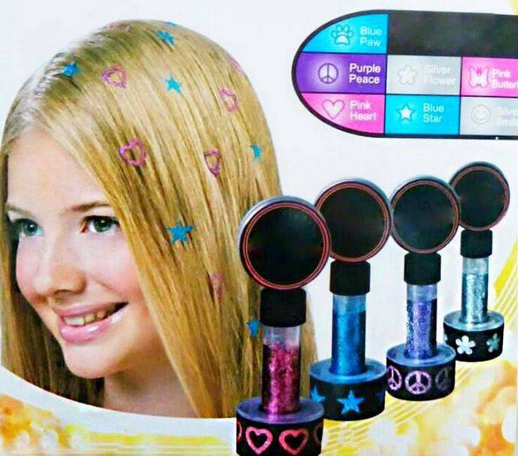 Штампы цветные для волос "Hot Stamps" Краска-печать - фото 1 - id-p52121248