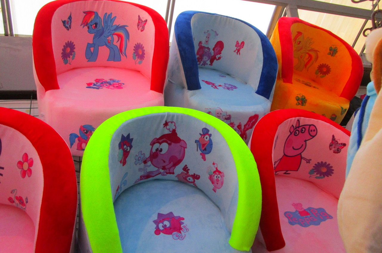 Детское мягкое кресло-стул в ассортименте - фото 2 - id-p47495807