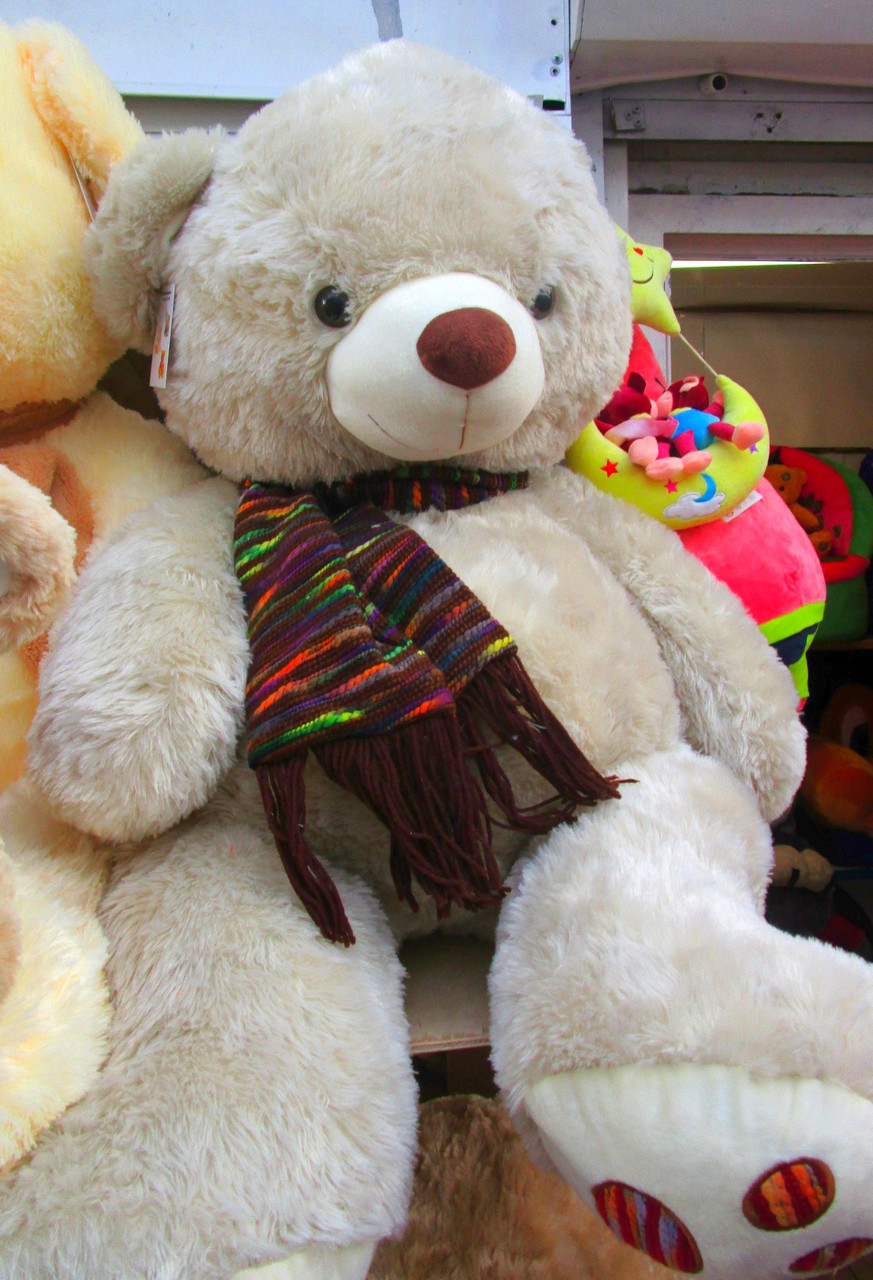 Большая мягкая игрушка "медведь" 1м (в ассортименте) - фото 3 - id-p52124017