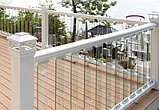 Стеклянные ограждения для балконов, фото 2