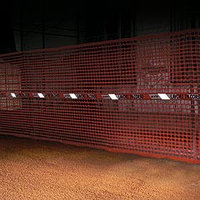 Аварийная пластиковая сетка из полиэтилена АРЕА оранжевая в рулонах 1,5х50мп