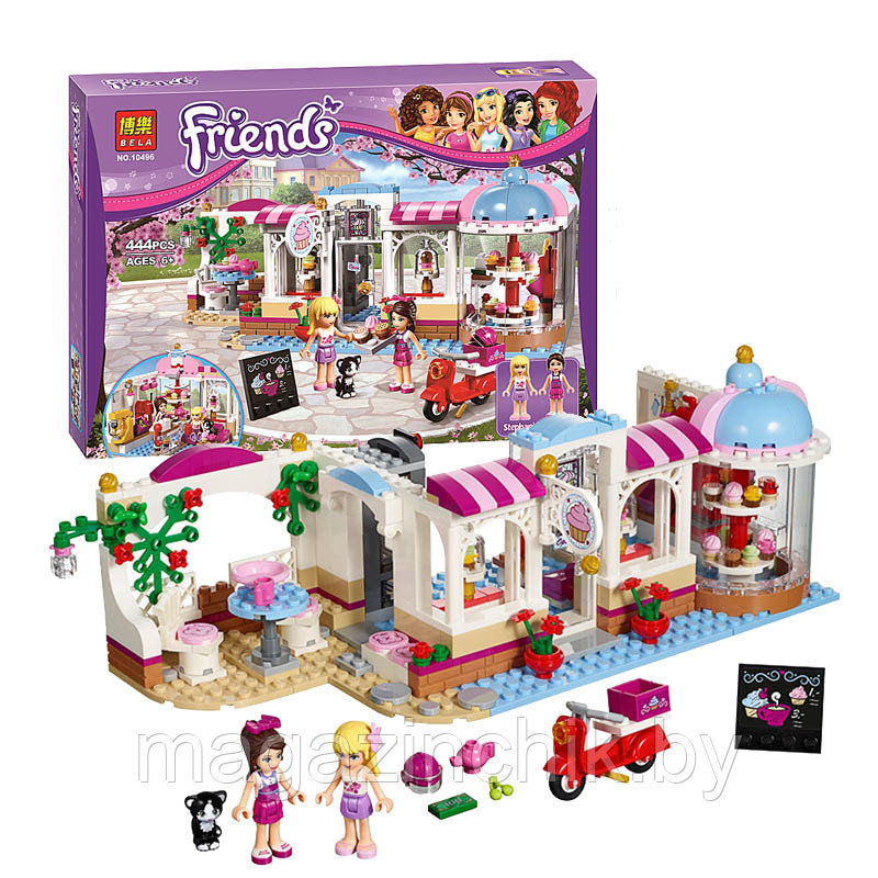 Конструктор 10496 Bela Friends Кондитерская 444 деталей аналог Лего (LEGO) Френдс 41119 - фото 1 - id-p52254507