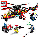 Конструктор 1917 Brick (Брик) Большой полицейский вертолет 654 детали аналог LEGO (Лего) купить в Минске, фото 4