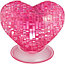 Головоломка Сердце розовое 3D Crystal Puzzle, фото 2