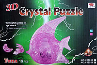 Головоломка 3D Crystal Puzzle "Рыбка" (свет), 19 деталей