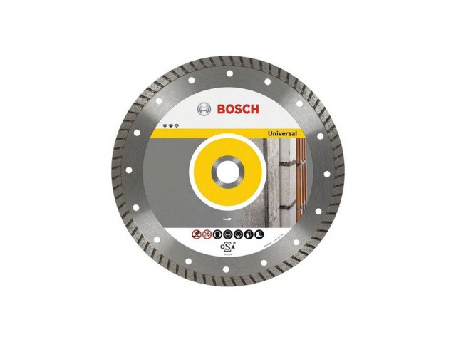 Алмазный круг 115х22 мм универс. Turbo ECO UNIVERSAL BOSCH (сухая резка) (2608615045) - фото 1 - id-p52326502