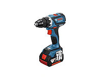 Аккум. дрель-шуруповерт BOSCH GSR 18 V-EC L-BOXX 18.0 В, 2 акк., 4.0 А/ч Li-Ion, 2 скор., 60 Нм, шурупы до 10