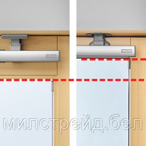 Окно мансардное Velux GZL 1051 - деревянное окно "Стандарт "FR06 66\118 - фото 2 - id-p35359130